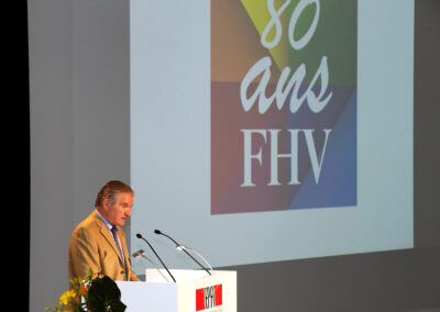 Discours de monsieur Claude Recordon lors des 80 ans de la FHV au Rolex Learning Center de l'EPFL