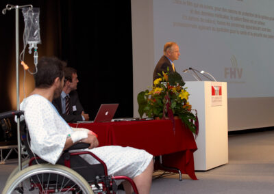 Discours d'Anthony Staines lors des 80 ans de la FHV au Rolex Learning Center de l'EPFL