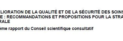 Stratégie fédérale en matière de qualité et de sécurité en santé