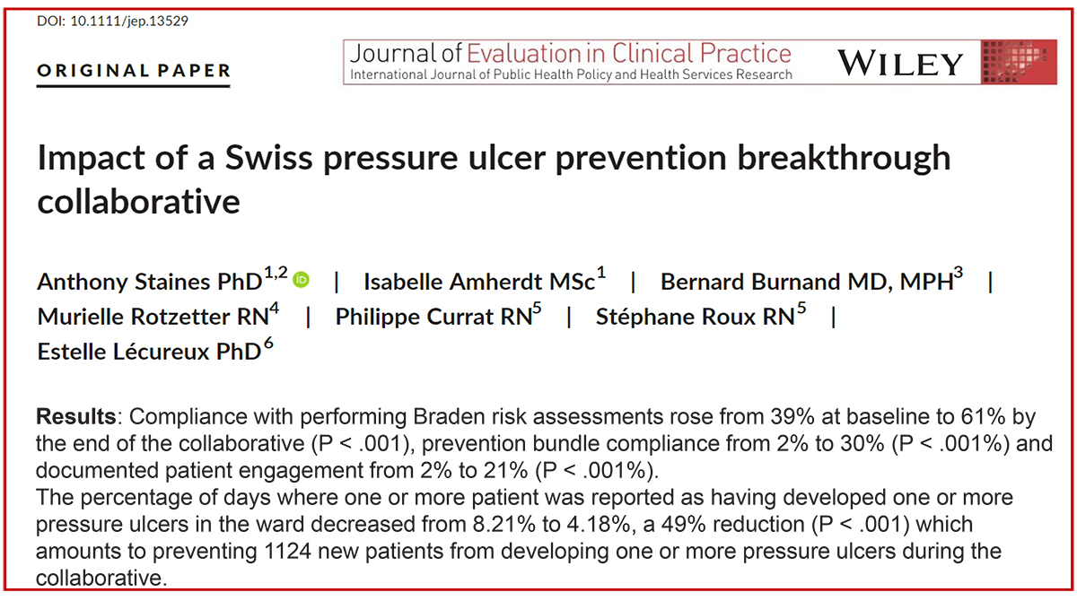 Image article Impact of a Swiss pressure ulcer prevention