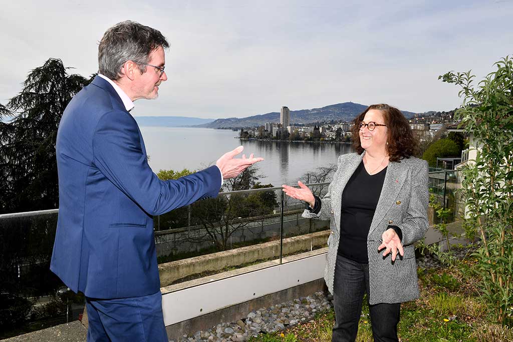 Solange Ghernaouti et Patrick Zwahlen échangent sur la cybersecurité