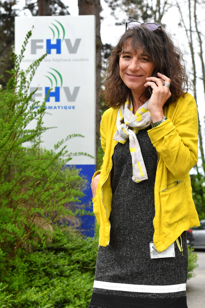 Marie-Claude Rouge, responsable du département Système d’Information de Gestion de l'Hôpital (SIGH), FHVI