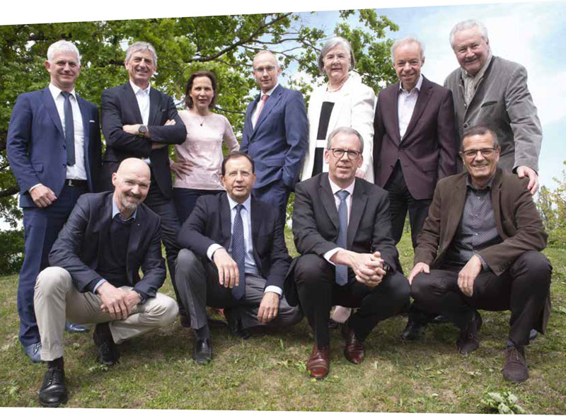 Les membres du Comité directeur 2017 de la FHV