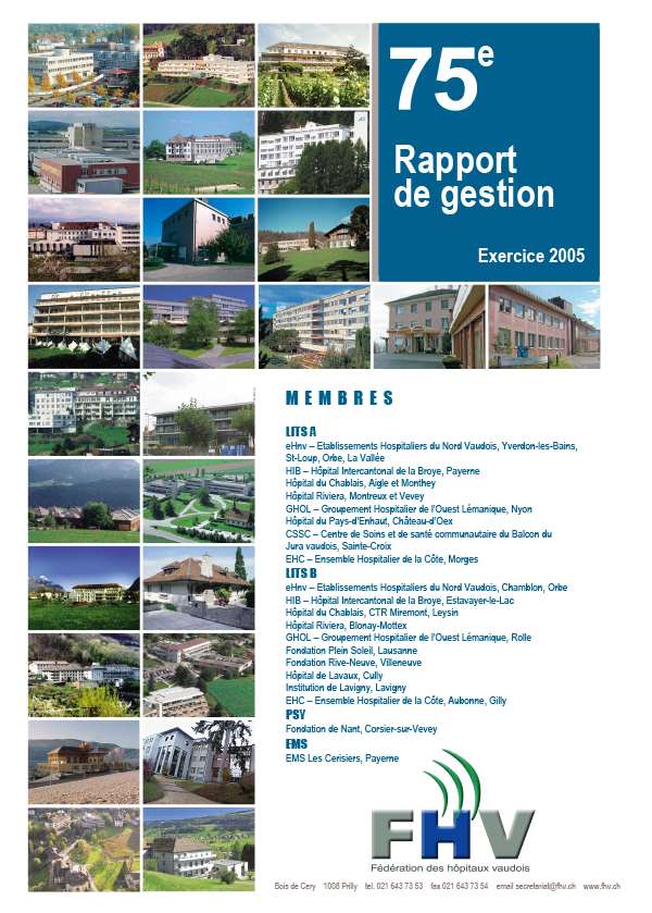 Couverture rapport de gestion 2007