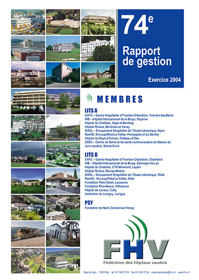 Couverture rapport de gestion 2007
