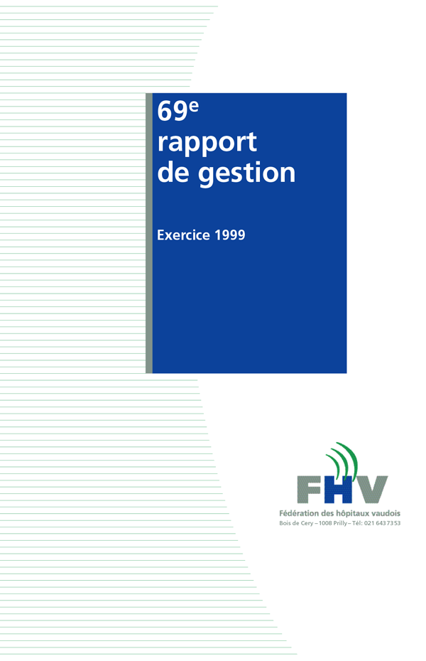 Couverture rapport de gestion 2007